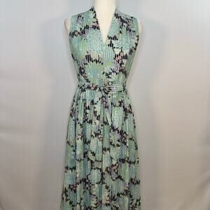 Kate Spade Floral Dalia Bloom Burnout Belted Dress